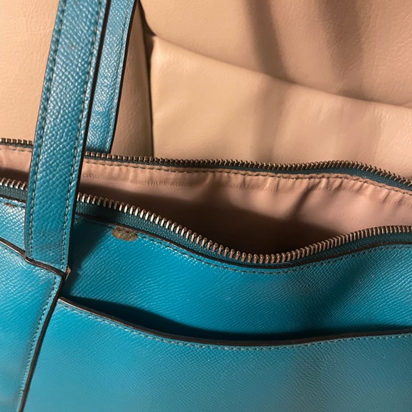 Michael Kors Turquoise Leather Purse - Picture 4 of 7